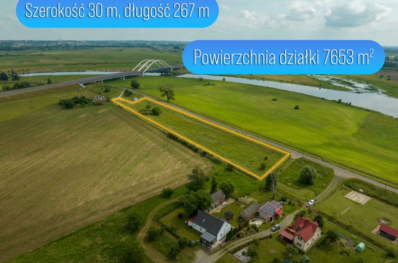 Działka sprzedaż Gorzów, Wieprzyce, 7653 m<sup>2</sup>