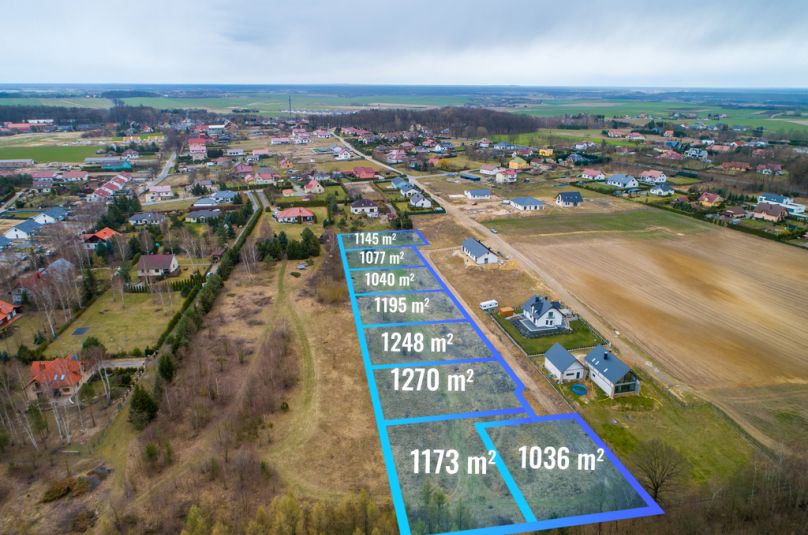 Działka sprzedaż Santok, Janczewo, 1077 m<sup>2</sup>