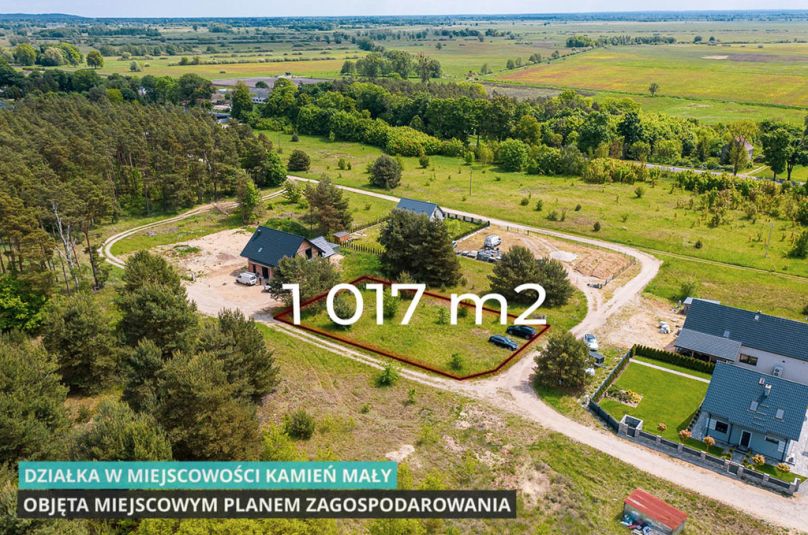 Działka sprzedaż Witnica, Kamień Mały, 1017 m<sup>2</sup>
