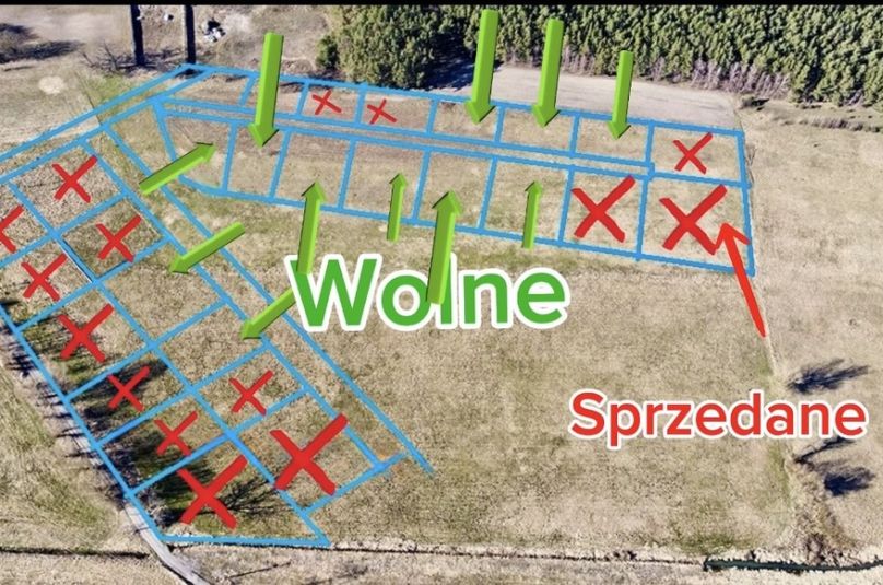 Działka sprzedaż Witnica, Mościczki, 993 m<sup>2</sup>